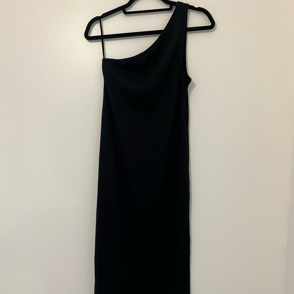 GAP Rib One-Shoulder Dress - Picture 3 of 5